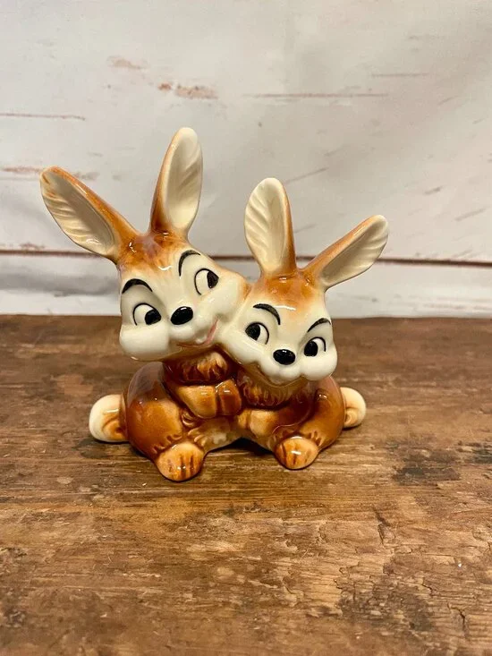 Vintage Goebel 1980's bunnies figurine - Picture 1 of 5